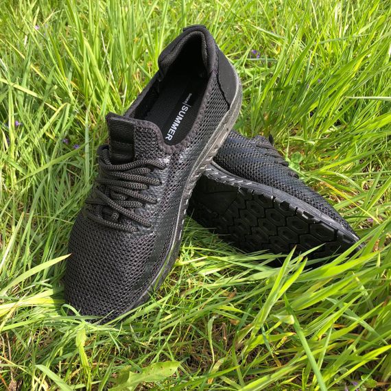 Кросівки з тканинним верхом із сітки 43 розмір. Літні кросівки сітка. Модель 67554. ZB-895 Колір: чорний | Зображення 3