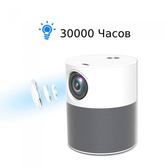 Портативный проектор Full HD (1920*1080) XPRO PANOPLUS XR 3D (5000 lumen) с подключением к iOS и Android для офиса, домашнего кинотеатра + Аэромышь в комплекте (T9A_4999) | Зображення 7