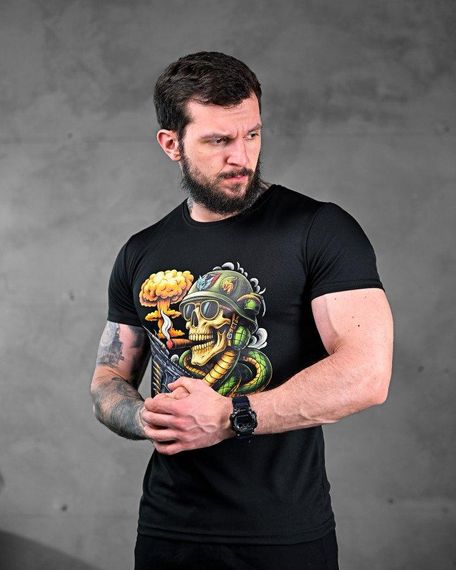 Тактична потоотвідна футболка кобра чорна ПП7599 | Зображення 1