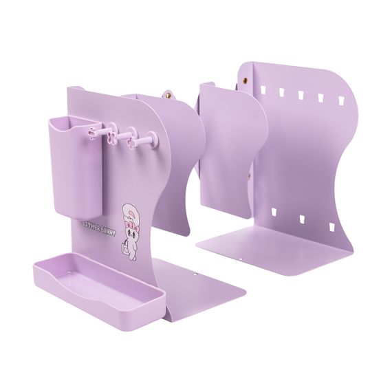 Підставка для книг розсувна металева з органайзером YES Esther Bunny 470551 19х10х15 см