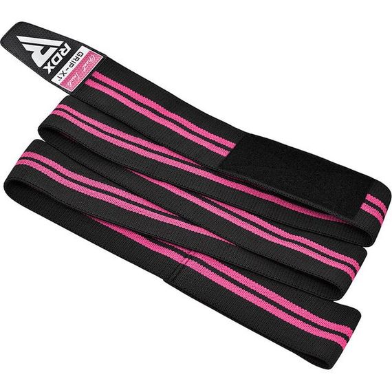 Бинты на колени RDX GYM KNEE WRAP R11 BLACK/PINK | Зображення 3