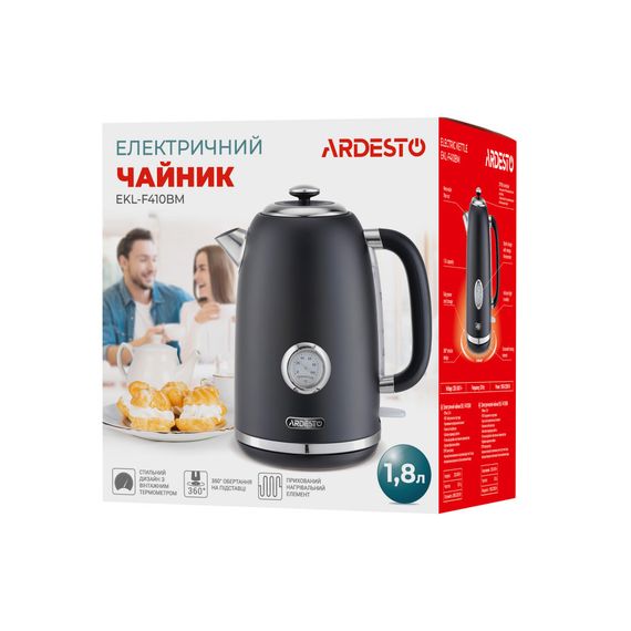 Електрочайник Ardesto EKL-F410BM | Зображення 8