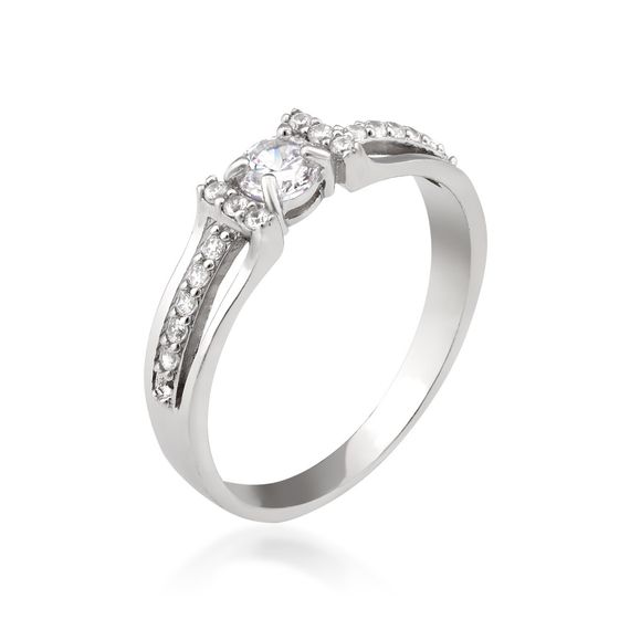 Серебряное кольцо с фианитами Artsriblo артА159к