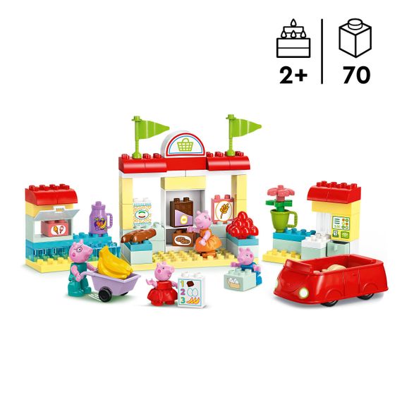 Конструктор LEGO DUPLO Peppa Pig Супермаркет Пеппы 10434
