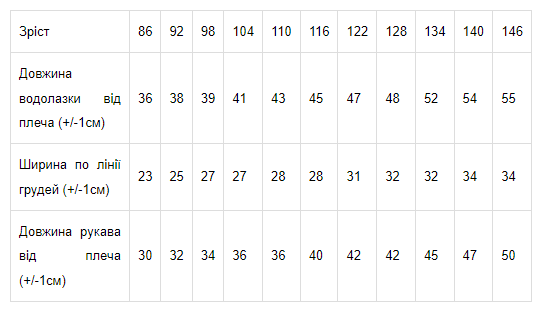 Водолазка для дівчинки Носи своє 92 Зелений (p-6815-59975) | Зображення 1