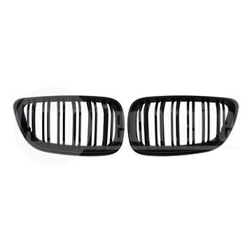 Решетки радиатора компл. BMW 2 F22 14-17 (мат. чёрн. двойная), AutoTechteile, 708 5114, 708 5115