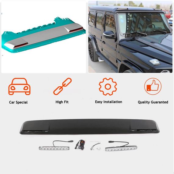 Козирок AMG-Design (для 2004-2018, Карбон) для Mercedes G сlass W463 рр | Зображення 3
