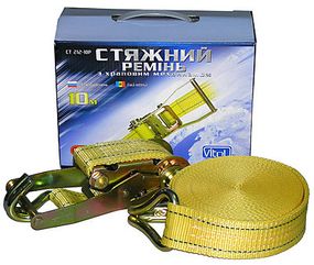 Стяжка груза 5T х50мм х10м ST-212-10 YL (color box)  (компл.)