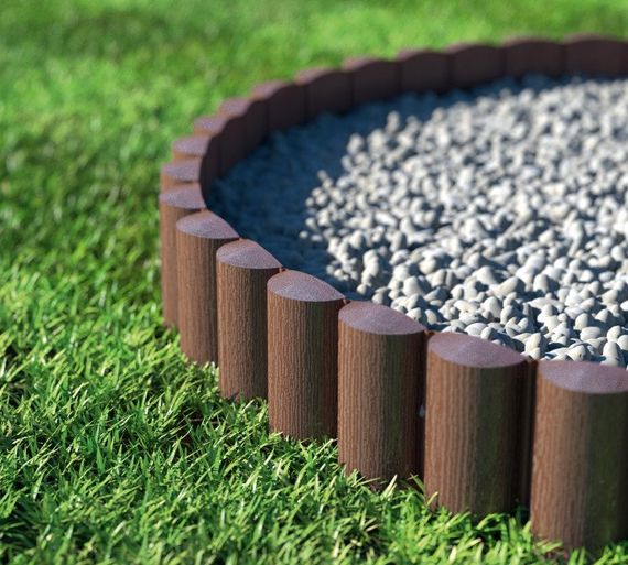 Газонна огорожа Cellfast ECO 2.4 м коричневий 4 елементи 34-031 | Зображення 1