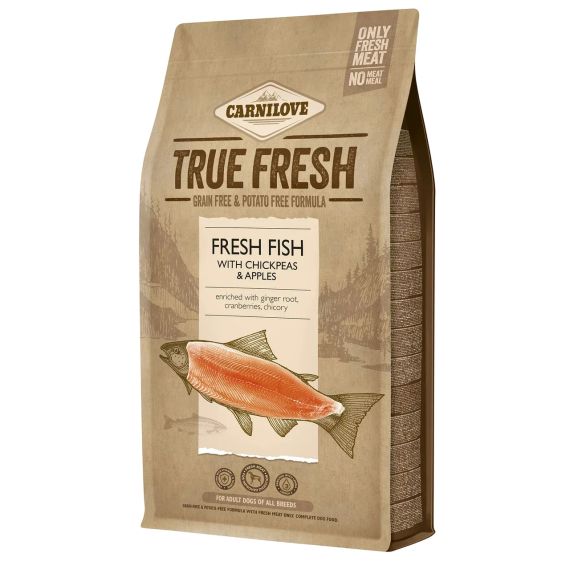 Сухий корм для дорослих собак усіх порід Carnilove True Fresh FISH for Adult dogs 1,4 кг (риба)