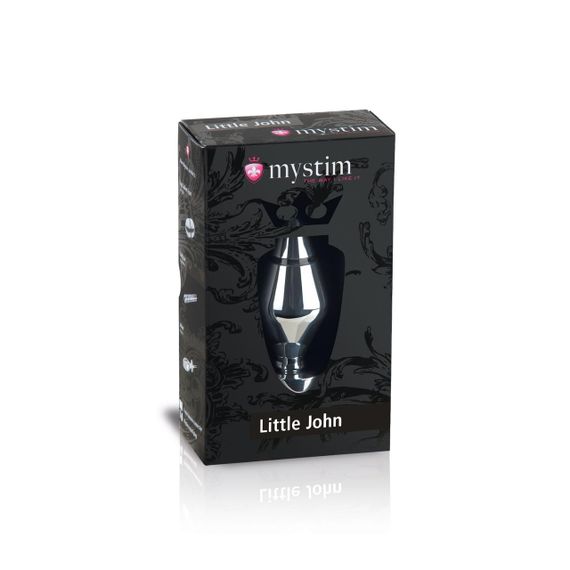 Металева анальна пробка Mystim Little John для електростимулятора, діаметр 4см Sex Aura | Зображення 5