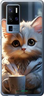 Чохол на Vivo X50 Pro Plus Білий кіт "5646u-2056-2448"