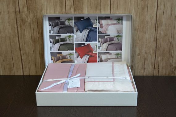 Постільна білизна First Choice Deluxe Satin 200 х 220 см Serenity Ivory Powder | Зображення 2