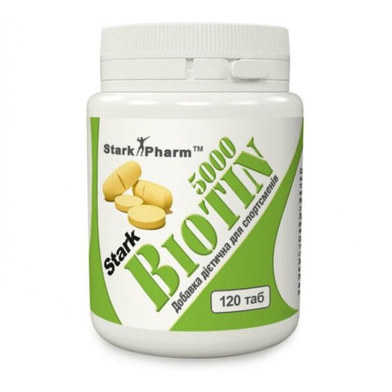 Біотин Stark Pharm Biotin 5000 120 Tabs