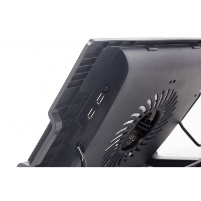 Підставка до ноутбука Gembird до 17&quot;, 1x150 mm fan, black (NBS-1F17T-01) (NBS-1F17T-01) | Зображення 3