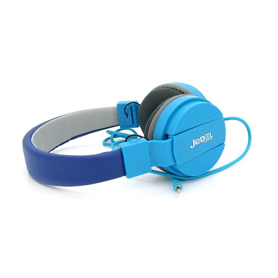 Наушники ведущие Jedel WAVE6,с микрофоном,Blue-Black,Box | Зображення 3