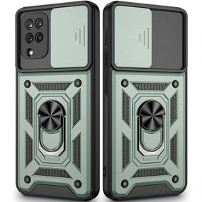 Чохол Ummi Camshield Serge Ring для Samsung Galaxy M53 5G Зелений