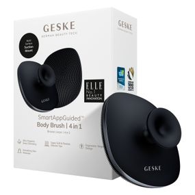 Щітка для тіла GESKE Body Brush metal 4в1 starlight, Чорний