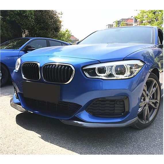 Накладки на передній бампер Flap (для M-Sport 2015-2019, Карбон) для BMW 1 серія F20/21 рр | Зображення 2