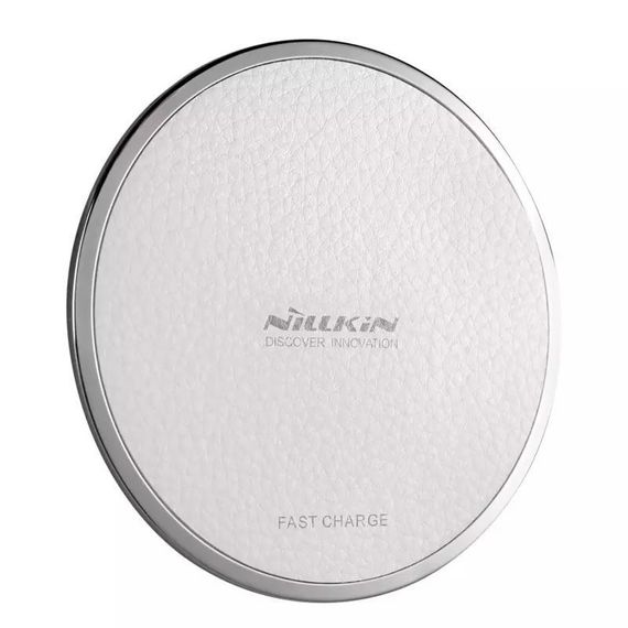 БЗУ Nillkin Magic Disk 3 Fast Wireles Charger 10W (MC014) White | Зображення 1
