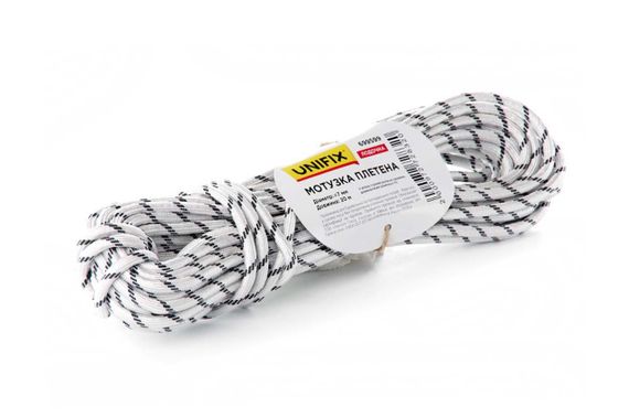 Мотузка плетена човнова 7 мм, 20 м UNIFIX 6995991 | Зображення 1