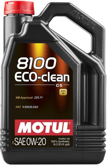 Моторна олива Motul 8100 ECO-CLEAN 0W-20 5л.