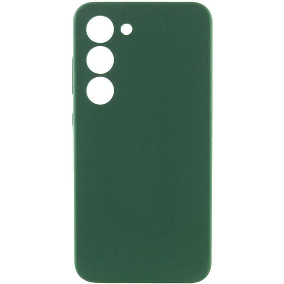 Чехол Silicone Cover Lakshmi Full Camera (AAA) для Samsung Galaxy S24 Зеленый / Cyprus Green