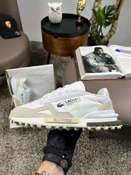 Чоловічі кросівки Lacoste Elite Active PRM White Beige (топ якість) A4393 45 28,5-29 см | Зображення 5
