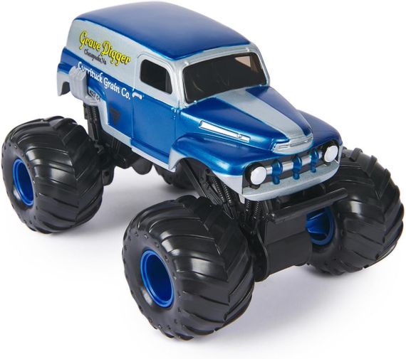 Оригінал Monster Jam Grave Digger Monster Truck Монстр-трак 1:24 Могильщик Гробокопатель Металевий кузов | Зображення 2