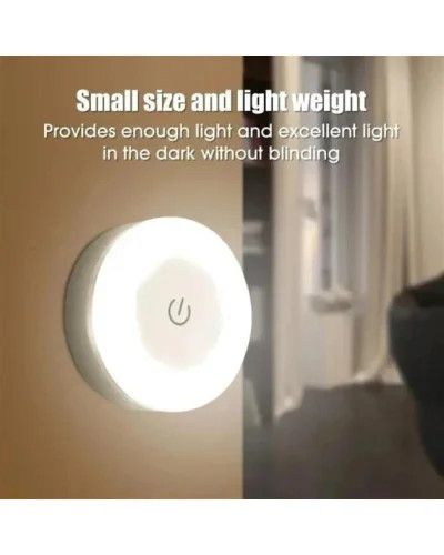 Лампа светильник ночник LED SK с сенсорным переключателем MicroUSB KAR24 • Настольный LED ночник для дома, спальни и детской | Зображення 3