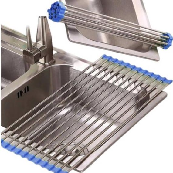 Сушарка для посуду на мийку Wash Basin Dryer Синя