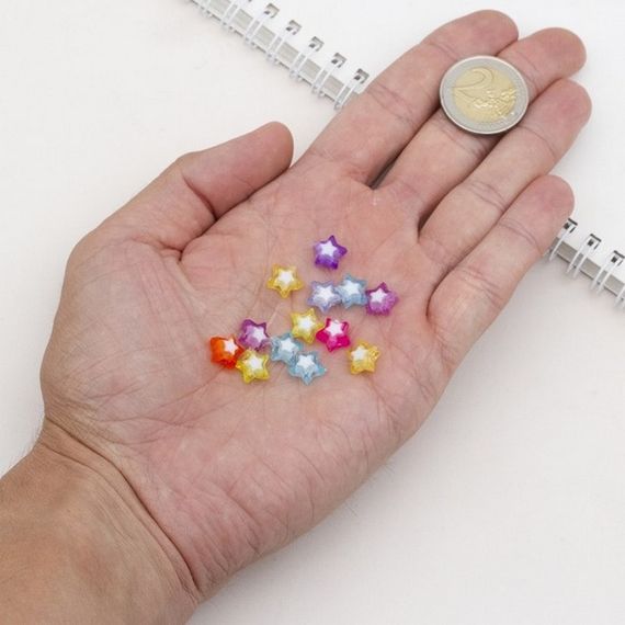 Декоративные бусинки для творчества Звёзды Dom Busin УТ100023889 в упаковке 120 шт | Зображення 6