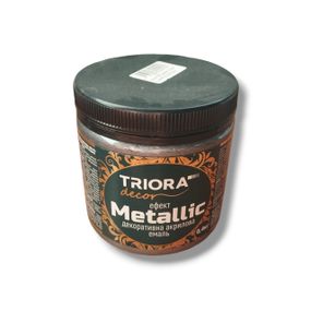 Декоративна акрилова емаль ТМ «ТRІОRА» 0,4 КГ 923 Графіт