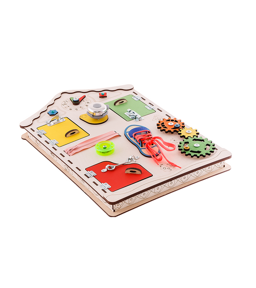 Дитяча дошка будиночок розвиваюча. Бізіборд D008, 38х56х6 | Зображення 5