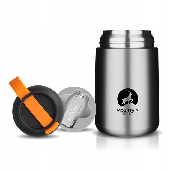 Термос для їжі Mountain Goat 0.72 л з ложкою Silver (P-5905973406970)