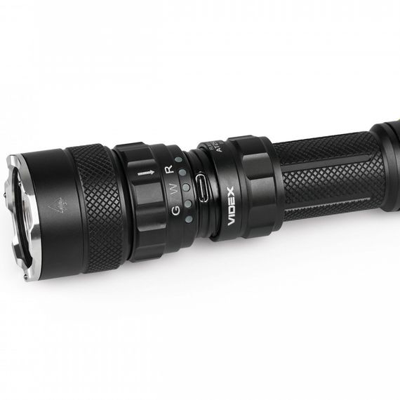 Ліхтарик VIDEX VLF-AT255RG 2000Lm 5000K, до 550 м, підствольний, з білим, червоним і зеленим світлом | Зображення 6