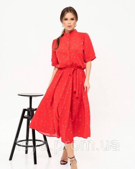 Плаття для жінок колір червоний розмір L FI_007679