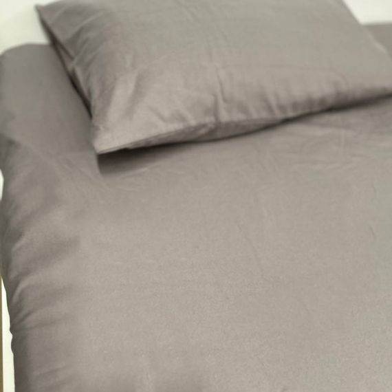 Простынь на резинке SoundSleep Delicacy фланель 90х200 см серая (94287073) | Зображення 2