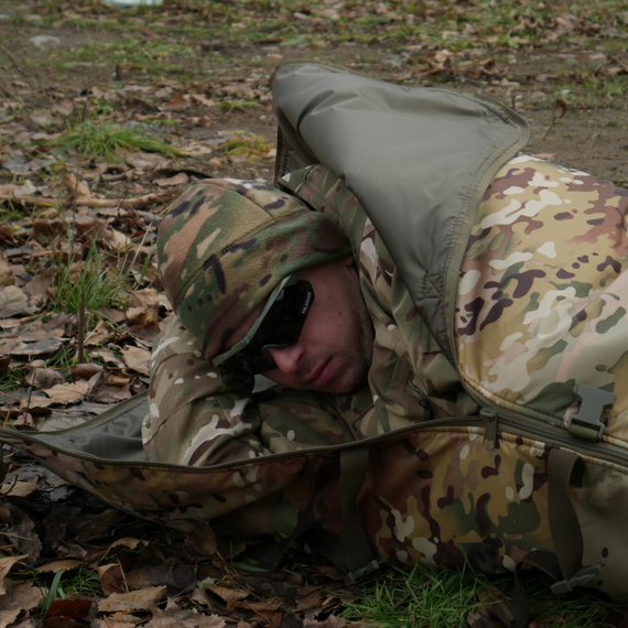 Спальний мішок-пончо 6в1 Multishelter Kiborg Мультикам утеплений | Зображення 8