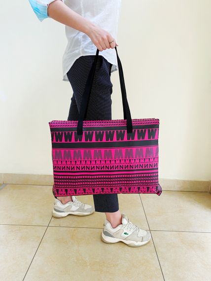 Сумка коврик трансформер пляжная 4Profi розовая 18194