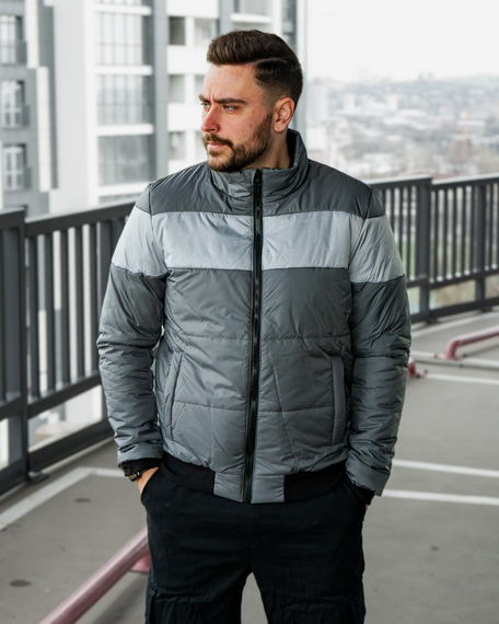 Куртка Ліон антрацит сірий S XL | Зображення 3