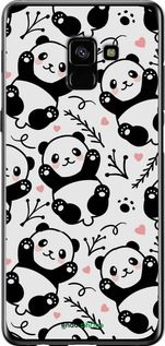 Чохол на Samsung Galaxy A8 Plus 2018 A730F Панди "4318t-1345-2448"