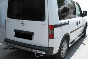 Задня дуга AK002 (нерж.) для Opel Combo 2002-2012 рр
