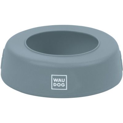 Посуда для собак WAUDOG Silicone Миска-непроливайка 1 л серая (507911)