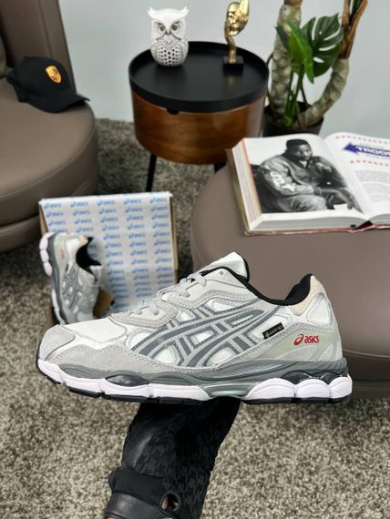 Чоловічі кросівки ASICS Gel-NYC Gore-Tex Light Grey White (термо) , В'єтнам | Зображення 5