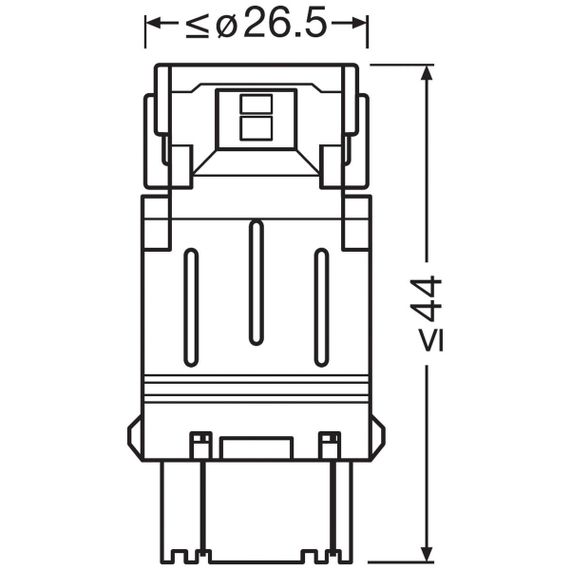 Комплект світлодіодних ламп OSRAM LEDriving SL 3157DYP-02B PY27/7W W2,5x16q 12V Amber (2 шт) | Зображення 1