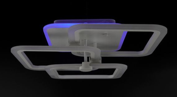 Люстра світлодіодна стельова LED світильник для квартири на стелю лед з пультом 25767 Білий 13х45х53 см. | Зображення 7