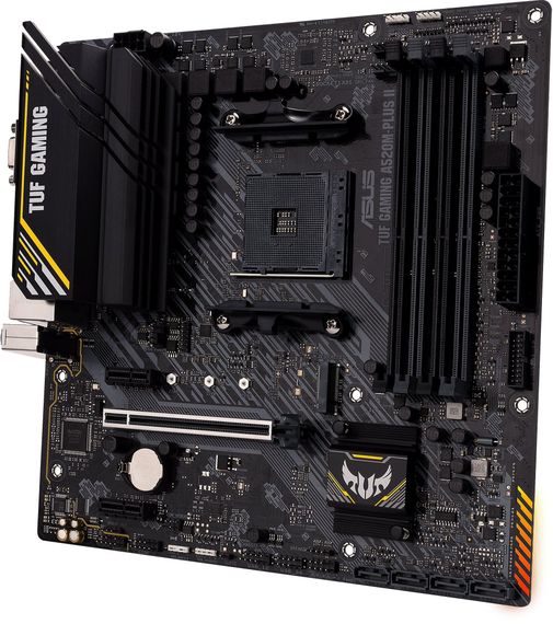 Материнcька плата ASUS TUF GAMING A520M-PLUS II sAM4 A520 4xDDR4 HDMI DVI D-Sub mATX (90MB17G0-M0EAY0) | Зображення 8