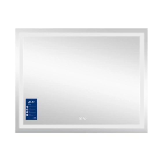 Дзеркало Qtap Mideya (MI1) 1000х700 з LED-підсвічуванням Touch, з антизапотіванням, димером, рег. яскравості QT2078NCF10070 | Зображення 3
