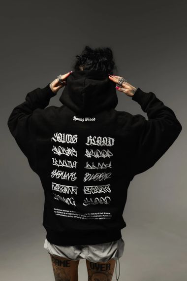 INK OF UNIVERSE HOODIE BLACK M | Зображення 2